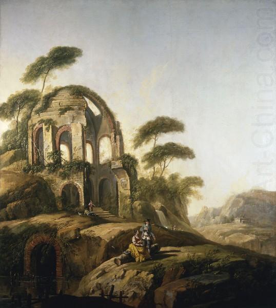 Jean-Baptiste Pillement Temple of Minerva Medica in Rome. china oil painting image